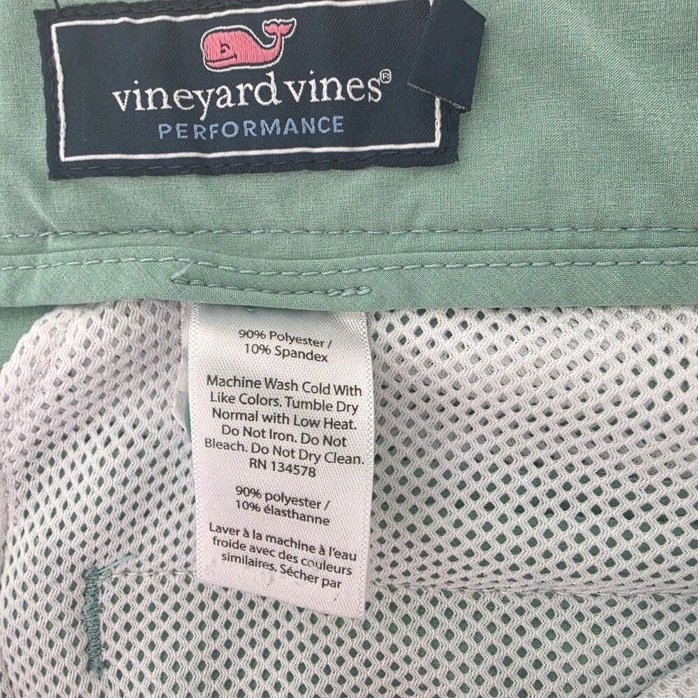 VINEYARD VINES by SHEP AND IAN MENS TEAL BREAKER SHORTS - SIZE 32 - 0050 - Picture 9 of 11
